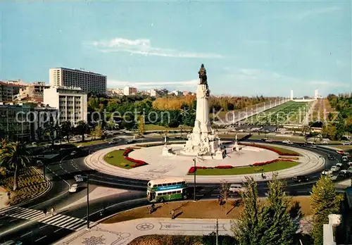 AK / Ansichtskarte Lisboa Praga Marques de Pombal Lisboa