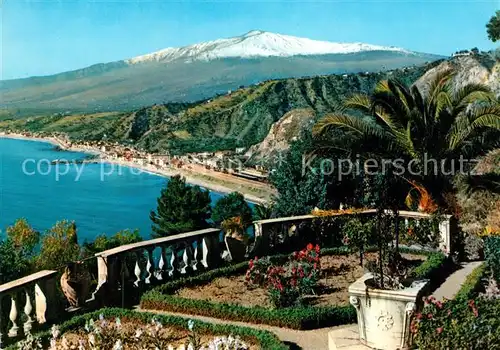 AK / Ansichtskarte Taormina_Mare Panorama aetna Taormina Mare