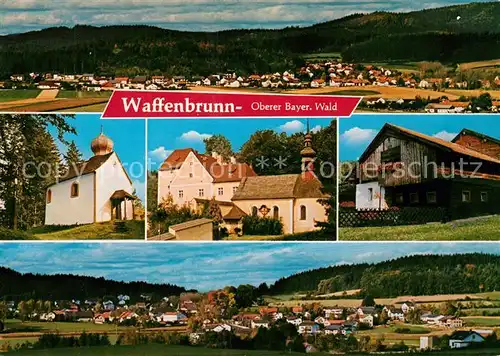 AK / Ansichtskarte Waffenbrunn Panorama KapelleKirche  Waffenbrunn