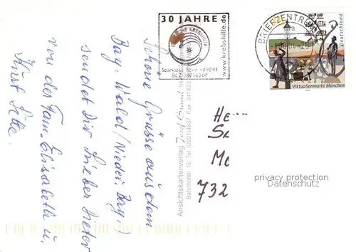 AK / Ansichtskarte Waldkirchen_Niederbayern Saussbach Salzsaeumer Marktplatz Panoramen Waldkirchen Niederbayern