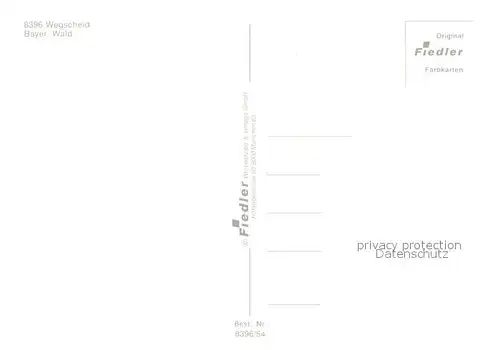 AK / Ansichtskarte Wegscheid_Niederbayern Kapelle Altar Denkmal Stadtansicht Wegscheid Niederbayern