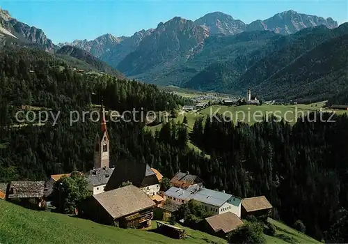 AK / Ansichtskarte San_Vigilio_di_Marebbe Kirche Panorama San_Vigilio_Di_Marebbe