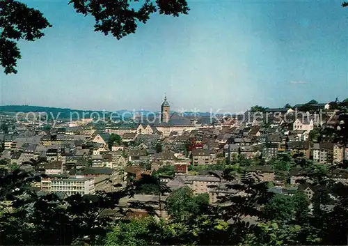 AK / Ansichtskarte Siegen_Westfalen Blick zur Oberstadt Siegen_Westfalen