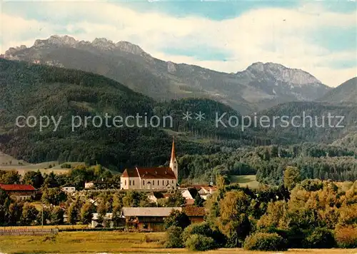 AK / Ansichtskarte Bernau_Chiemsee Kloster Kampenwand Bernau Chiemsee