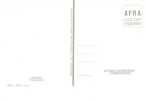 AK / Ansichtskarte Neuwied_Rhein Kreismuseum Neuwied Rhein