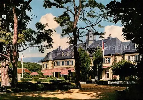 AK / Ansichtskarte Ruedesheim_Rhein Waldhotel Jagdschloss Niederwald Ruedesheim Rhein