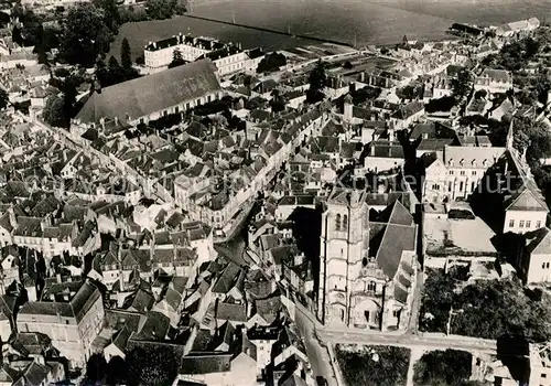 AK / Ansichtskarte Tonnerre Fliegeraufnahme Eglise Notre Dame Hopital Marguerite Bourgogne Tonnerre