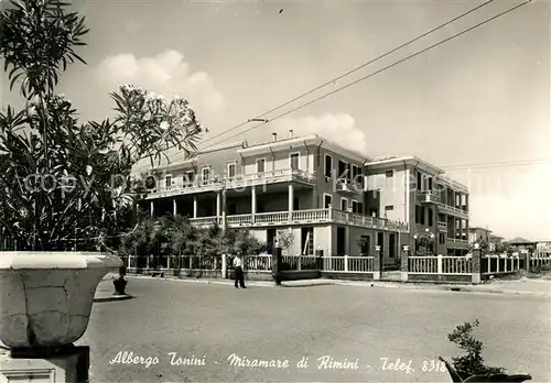 AK / Ansichtskarte Miramare_di_Rimini  Albergo Tonini Miramare_di_Rimini 