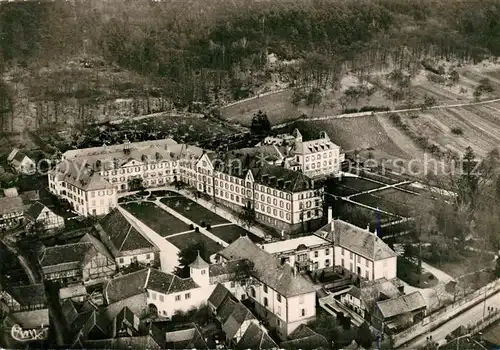 AK / Ansichtskarte Oberbronn_Bas_Rhin_Elsass Fliegeraufnahme Couvent Oberbronn_Bas_Rhin_Elsass