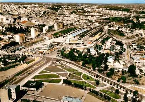 AK / Ansichtskarte Brest_Finistere Fliegeraufnahme Gare Boulevard  Brest_Finistere