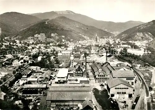 AK / Ansichtskarte Thann_Haut_Rhin_Elsass Fliegeraufnahme Fabrique Produits chimiques Thann_Haut_Rhin_Elsass
