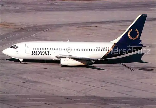 AK / Ansichtskarte Flugzeuge_Zivil Royal Boeing 737 242C C FNAQ c n 20455 254 Flugzeuge Zivil
