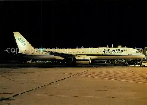 AK / Ansichtskarte Flugzeuge_Zivil Air Alfa B 757 22K EZ A012 c n 28337 Flugzeuge Zivil