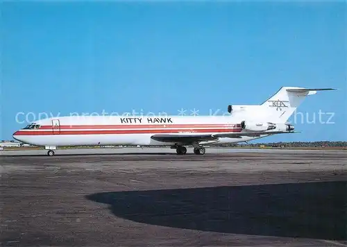 AK / Ansichtskarte Flugzeuge_Zivil Kitty Hawk Air Cargo B 727 223F N6807 c n 19482 Flugzeuge Zivil