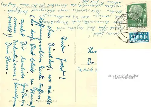 AK / Ansichtskarte Duesseldorf Rheinpartie Duesseldorf