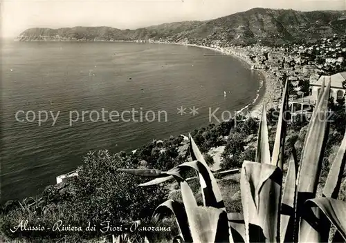 AK / Ansichtskarte Alassio Panorama Alassio
