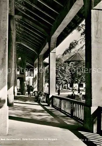 AK / Ansichtskarte Bad_Reichenhall Sole Gradierhaus im Kurpark Bad_Reichenhall
