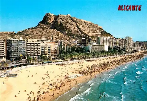 AK / Ansichtskarte Alicante Postiguet Beach Alicante