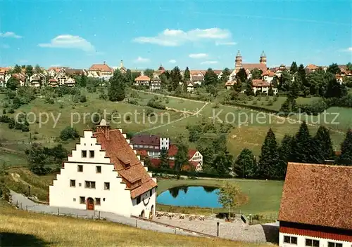 AK / Ansichtskarte Freudenstadt Baerenschloesschen mit Stadtblick Freudenstadt