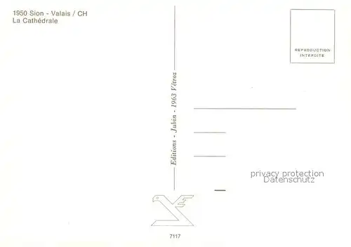 AK / Ansichtskarte Sion_VS La Cathedrale Sion_VS