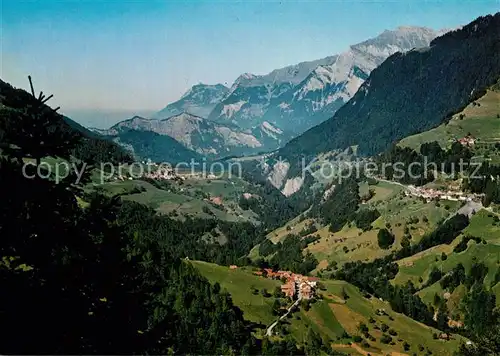 AK / Ansichtskarte Valens Taminatal Vasoen Vadura und Pfaefers Valens