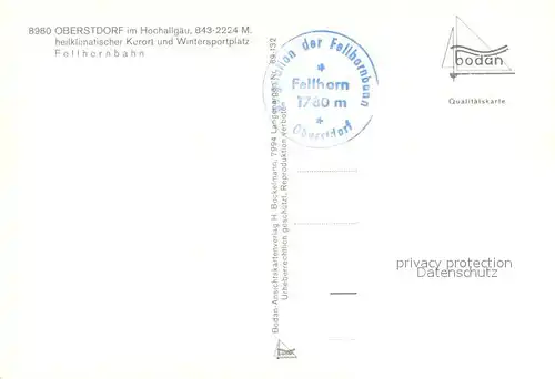 AK / Ansichtskarte Oberstdorf Fellhornbahn Gipfelkreuz Spielplatz Gondelbahn Sommerrodelbahn Oberstdorf
