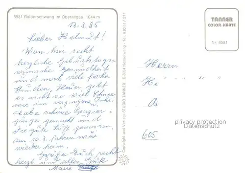 AK / Ansichtskarte Balderschwang Panorama Riedbergpass Grasgehren Skigebiet Balderschwang