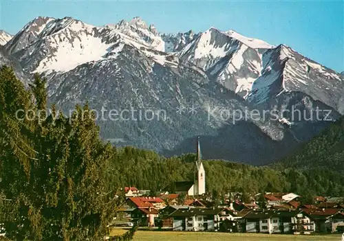 AK / Ansichtskarte Oberstdorf mit oefnerspitze Gr Krottenkopf und Fuerschiesser Oberstdorf