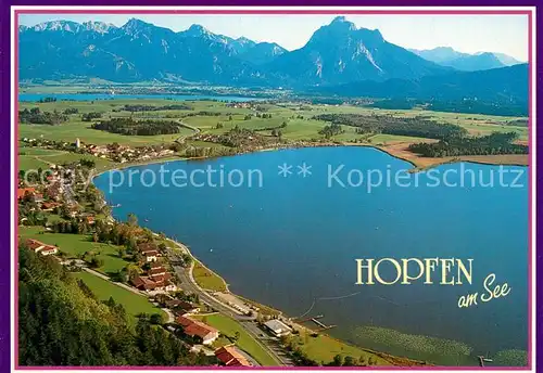 AK / Ansichtskarte Hopfen_See Fliegeraufnahme Hopfen_See