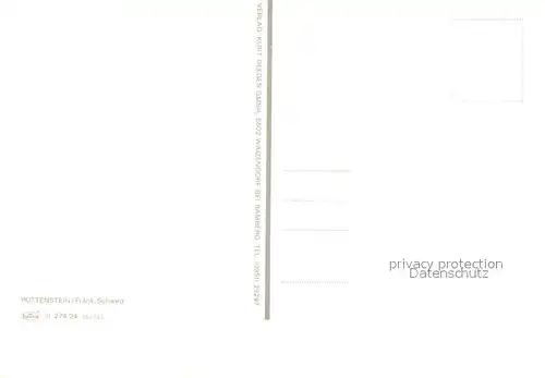 AK / Ansichtskarte Pottenstein_Oberfranken Stadtblick Pottenstein_Oberfranken