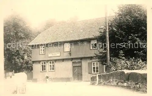 AK / Ansichtskarte Ilsenburg_Harz Gasthaus brauner Hirsch Oberkrug Ilsenburg Harz