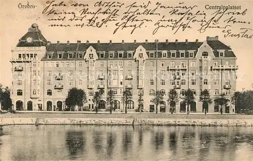 AK / Ansichtskarte oerebro Centralpalatset Palast oerebro