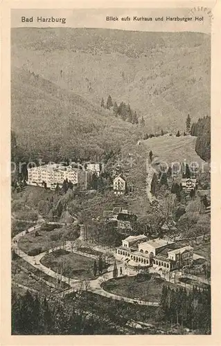 AK / Ansichtskarte Bad_Harzburg Blick auf Kurhaus und Harzburger Hof Bad_Harzburg