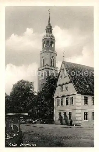 AK / Ansichtskarte Celle_Niedersachsen Stadtkirche Celle_Niedersachsen