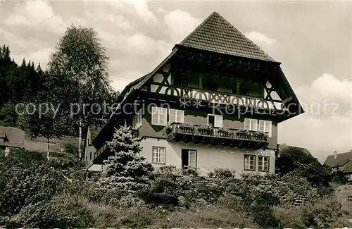 AK / Ansichtskarte Alpirsbach Pension Schoenblick Kurstadt im Schwarzwald Alpirsbach