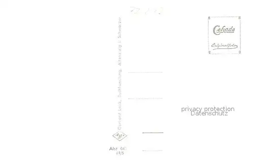 AK / Ansichtskarte Altensteig_Schwarzwald Teilansicht Luftkurort mit Kirche Fachwerkhaus Altensteig_Schwarzwald