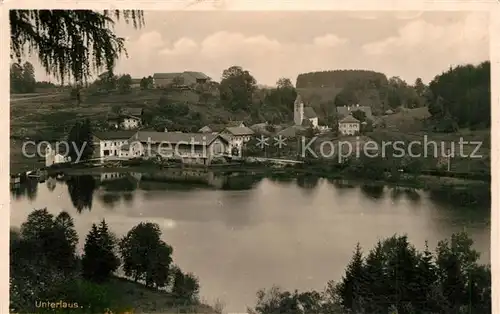 AK / Ansichtskarte Unterlaus Panorama mit Lauser Weiher Unterlaus