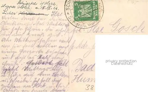 AK / Ansichtskarte Schierke_Harz Blick zur Kirche Schierke Harz