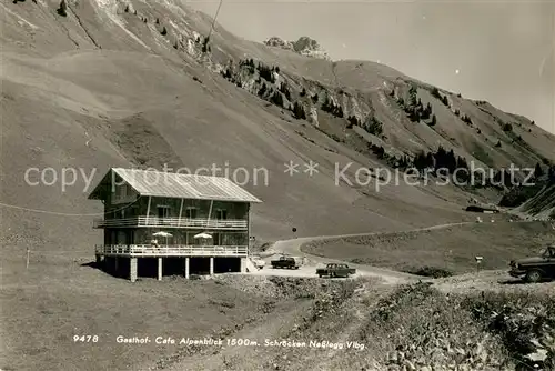AK / Ansichtskarte Nessleg_Schroecken_Vorarlberg Gasthof Alenblick Nessleg_Schroecken