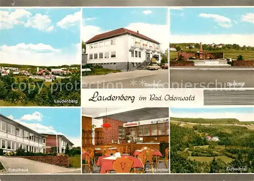 AK / Ansichtskarte Laudenberg Gasthaus zum wilden Mann Denkmal Elzbachtal  Laudenberg