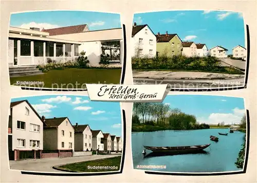AK / Ansichtskarte Erfelden Sudetenstrasse Melkpfad Kindergarten Erfelden
