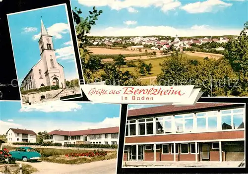 AK / Ansichtskarte Berolzheim_Ahorn Kirche Berolzheim Ahorn