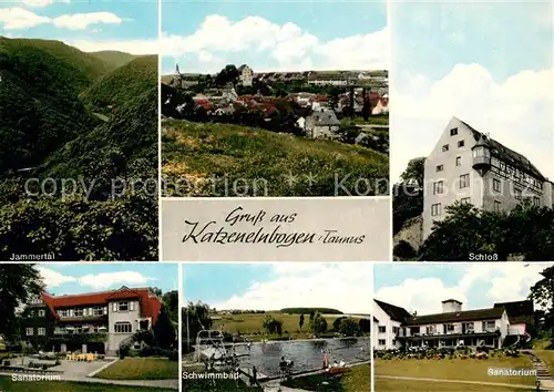 AK / Ansichtskarte Katzenelnbogen Schloss Sanatorium Jammetal Katzenelnbogen