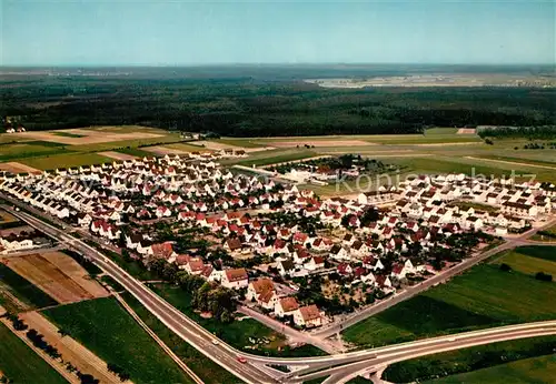 AK / Ansichtskarte Gross Gerau Fliegeraufnahme Nord Siedlung Gross Gerau