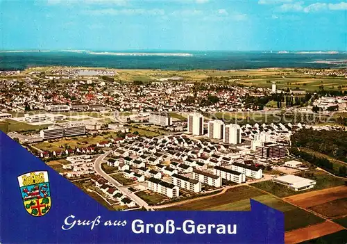 AK / Ansichtskarte Gross Gerau Fliegeraufnahme Gross Gerau