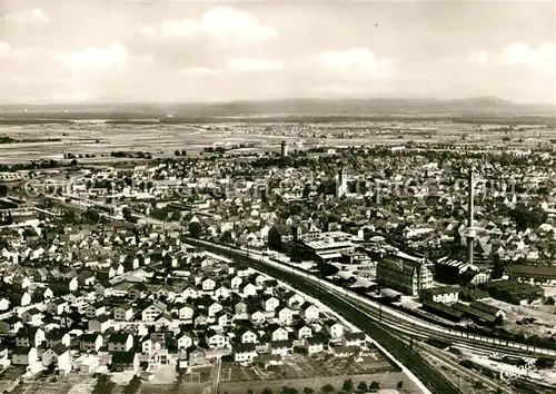 AK / Ansichtskarte Gross Gerau Fliegeraufnahme Gross Gerau