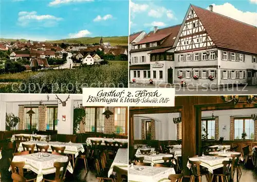 AK / Ansichtskarte Boehringen_Reutlingen Gasthof zum Hirsch Boehringen Reutlingen