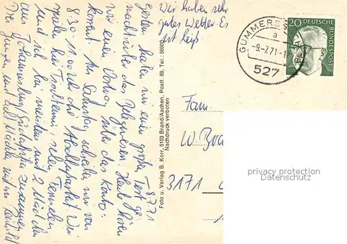 AK / Ansichtskarte Deitenbach  Deitenbach