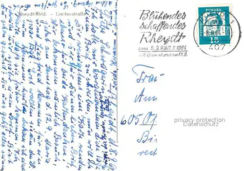 AK / Ansichtskarte Rheydt Limitenstrasse Rheydt