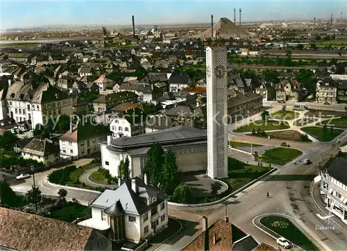 AK / Ansichtskarte Wittenheim Fliegeraufnahme Eglie Ste Marie Place Thiers  Wittenheim
